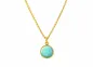 Preview: Aqua Calcedon Kette vergoldet