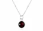 Preview: Granat Kette silber