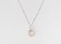 Preview: Rosenquarz Kette silber
