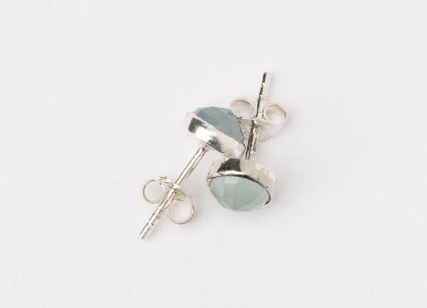 Aquamarin Ohrstecker