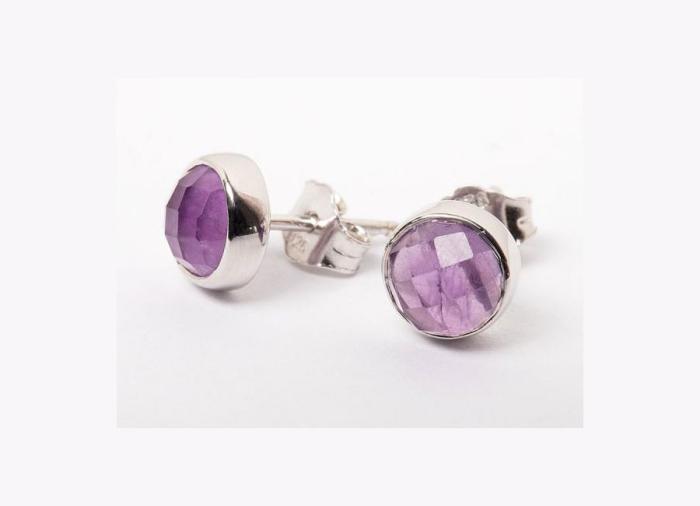 Amethyst Ohrstecker